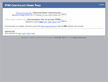 Tablet Screenshot of online.pfmsys.com